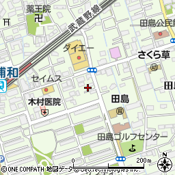 埼玉県さいたま市桜区田島5丁目19周辺の地図