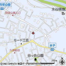 埼玉県富士見市水子1876周辺の地図