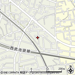 埼玉県飯能市笠縫329-9周辺の地図
