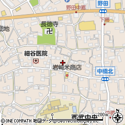 埼玉県入間市野田621周辺の地図