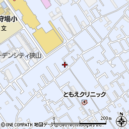 埼玉県狭山市北入曽743-10周辺の地図
