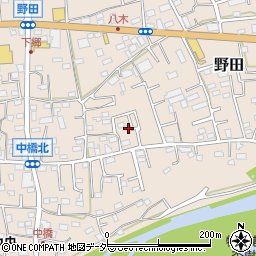 埼玉県入間市野田846周辺の地図