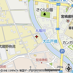 埼玉県三郷市大広戸732周辺の地図