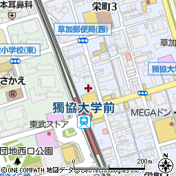 サイゼリヤ 獨協大学前駅東口店周辺の地図