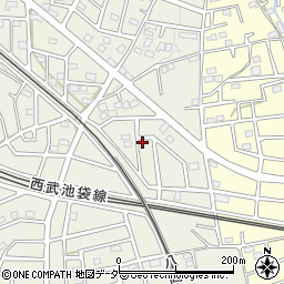 埼玉県飯能市笠縫329-24周辺の地図