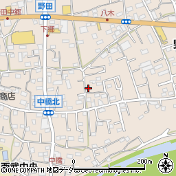 埼玉県入間市野田850周辺の地図