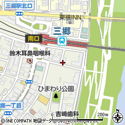 珍来 三郷駅前店周辺の地図
