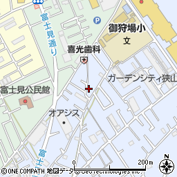 埼玉県狭山市北入曽795-4周辺の地図