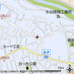 埼玉県富士見市水子1863周辺の地図