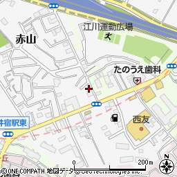 埼玉県川口市赤山1158-14周辺の地図