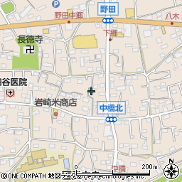 埼玉県入間市野田687周辺の地図