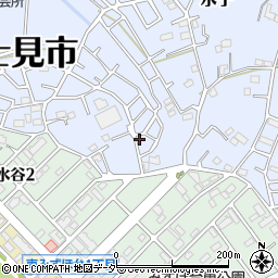 埼玉県富士見市水子1252周辺の地図