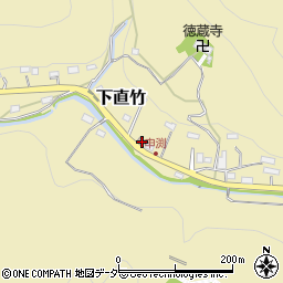 埼玉県飯能市下直竹789-15周辺の地図