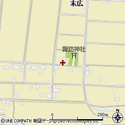 長野県伊那市美篶末広7072周辺の地図