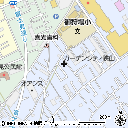 埼玉県狭山市北入曽796-9周辺の地図