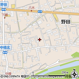 埼玉県入間市野田844周辺の地図
