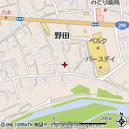 埼玉県入間市野田824周辺の地図