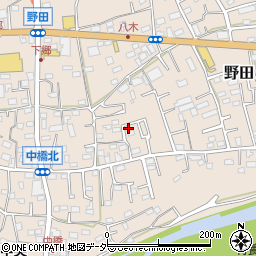 埼玉県入間市野田854周辺の地図