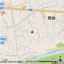 埼玉県入間市野田843周辺の地図