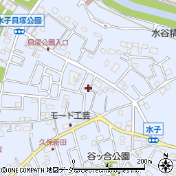 埼玉県富士見市水子7074周辺の地図