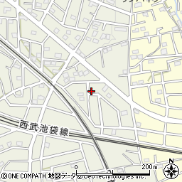 埼玉県飯能市笠縫329-23周辺の地図