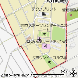 スポーツセンター弓道場周辺の地図