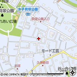 埼玉県富士見市水子7049周辺の地図