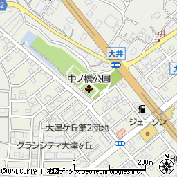 中ノ橋公園周辺の地図