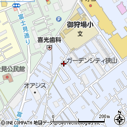 埼玉県狭山市北入曽796-2周辺の地図