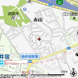 埼玉県川口市赤山1195-4周辺の地図