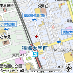 鳥貴族 獨協大学前駅店周辺の地図
