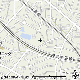 埼玉県飯能市笠縫114-12周辺の地図