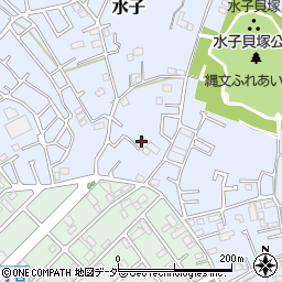 埼玉県富士見市水子2132周辺の地図