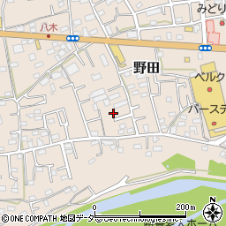 埼玉県入間市野田840周辺の地図