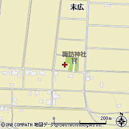 長野県伊那市美篶末広7093周辺の地図