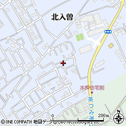 埼玉県狭山市北入曽128周辺の地図