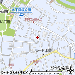 埼玉県富士見市水子7053周辺の地図
