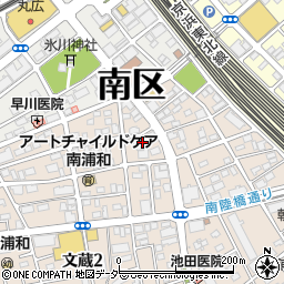 ココカラファイン薬局南浦和西口店周辺の地図