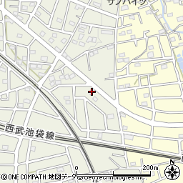 埼玉県飯能市笠縫325-1周辺の地図