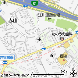 埼玉県川口市赤山1158-2周辺の地図