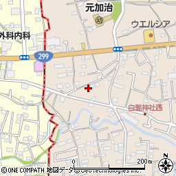 埼玉県入間市野田1553周辺の地図
