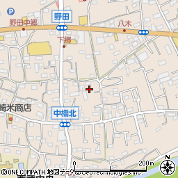 埼玉県入間市野田672周辺の地図