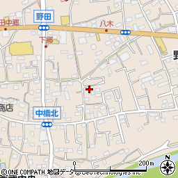 埼玉県入間市野田851周辺の地図
