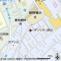 埼玉県狭山市北入曽796-15周辺の地図