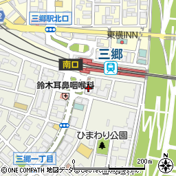 なか卯三郷駅前店周辺の地図