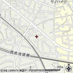 埼玉県飯能市笠縫329-16周辺の地図