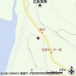 長野県木曽郡木曽町三岳黒沢周辺の地図