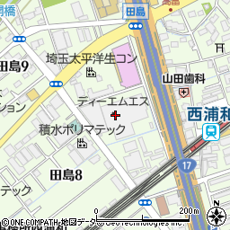 埼玉県さいたま市桜区田島8丁目3周辺の地図