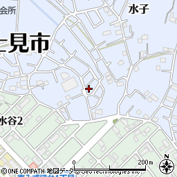 埼玉県富士見市水子1269周辺の地図