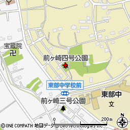 前ヶ崎四号公園周辺の地図